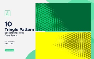 Dynamic Triangles Pattern Background for Creative Projects 746