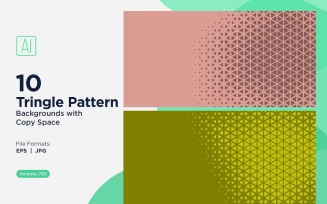 Dynamic Triangles Pattern Background for Creative Projects 755