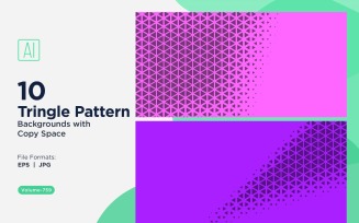 Dynamic Triangles Pattern Background for Creative Projects 759