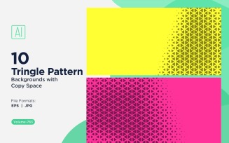 Dynamic Triangles Pattern Background for Creative Projects 763