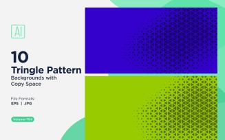 Dynamic Triangles Pattern Background for Creative Projects 764