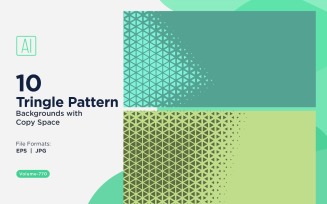 Dynamic Triangles Pattern Background for Creative Projects 770