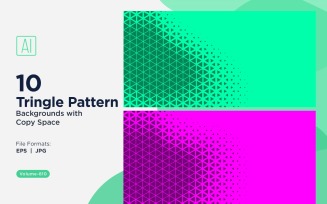 Dynamic Triangles Pattern Background for Creative Projects 810