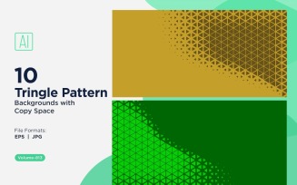 Dynamic Triangles Pattern Background for Creative Projects 813