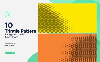 Dynamic Triangles Pattern Background for Creative Projects 818