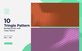 Dynamic Triangles Pattern Background for Creative Projects 828