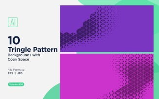 Dynamic Triangles Pattern Background for Creative Projects 830