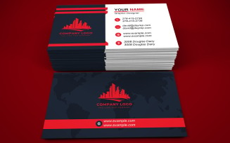 Business Card Template - E-card Template with Customizable Designs - 501