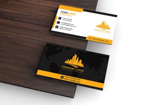 Business Card Template - E-card Template with Customizable Designs - 506