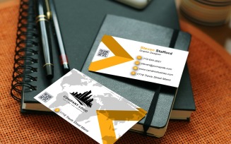 Business Card Template - E-card Template with Customizable Designs - 508