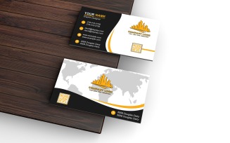 Business Card Template - E-card Template with Customizable Designs - 509