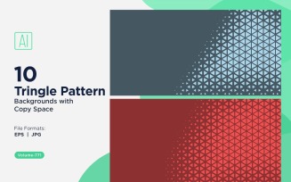 Dynamic Triangles Pattern Background for Creative Projects 771