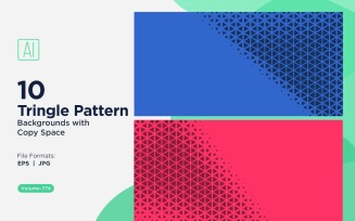 Dynamic Triangles Pattern Background for Creative Projects 774