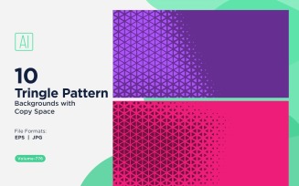 Dynamic Triangles Pattern Background for Creative Projects 776