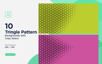 Dynamic Triangles Pattern Background for Creative Projects 777