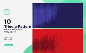 Dynamic Triangles Pattern Background for Creative Projects 781