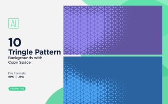 Dynamic Triangles Pattern Background for Creative Projects 782