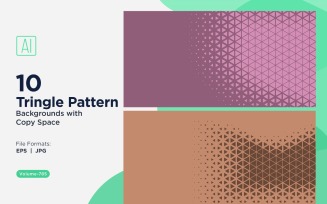 Dynamic Triangles Pattern Background for Creative Projects 785