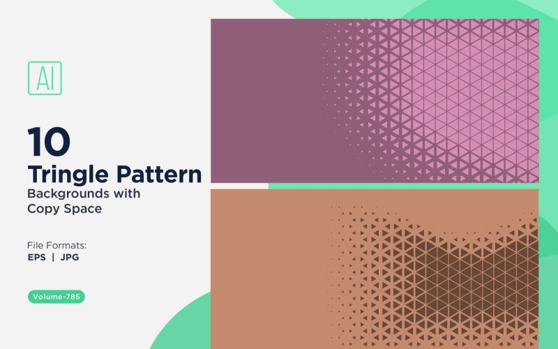 Dynamic Triangles Pattern Background for Creative Projects 785