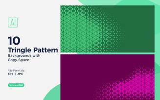 Dynamic Triangles Pattern Background for Creative Projects 786