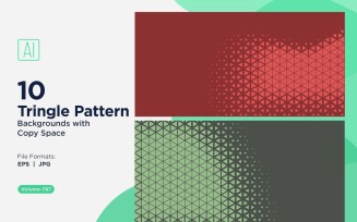 Dynamic Triangles Pattern Background for Creative Projects 787