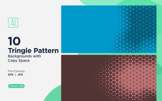 Dynamic Triangles Pattern Background for Creative Projects 788