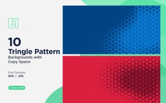 Dynamic Triangles Pattern Background for Creative Projects 789