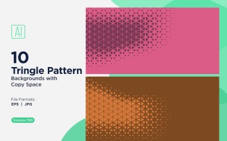 Dynamic Triangles Pattern Background for Creative Projects 790