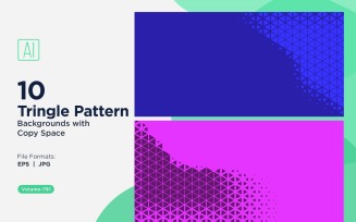 Dynamic Triangles Pattern Background for Creative Projects 791