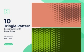 Dynamic Triangles Pattern Background for Creative Projects 792