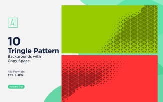 Dynamic Triangles Pattern Background for Creative Projects 793