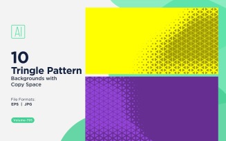 Dynamic Triangles Pattern Background for Creative Projects 795