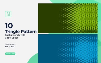 Dynamic Triangles Pattern Background for Creative Projects 799