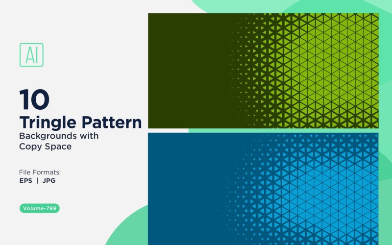 Dynamic Triangles Pattern Background for Creative Projects 799