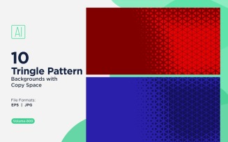 Dynamic Triangles Pattern Background for Creative Projects 800