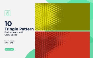 Dynamic Triangles Pattern Background for Creative Projects 805