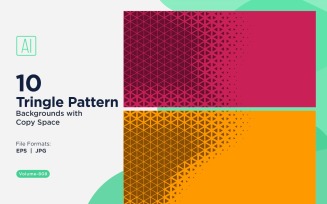 Dynamic Triangles Pattern Background for Creative Projects 808