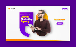 Digital Marketing Agency Web Banner Template 2