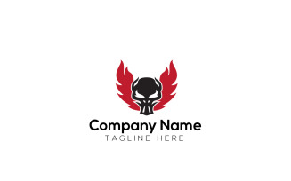 Burn Game & Death Logo Template