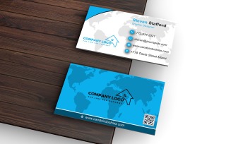 Business Card Template - E-card Template with Customizable Designs - 515