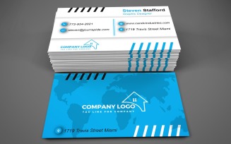 Business Card Template - E-card Template with Customizable Designs - 516