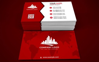 Business Card Template - E-card Template with Customizable Designs - 525