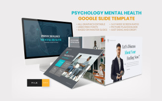 Psychology Mental Health Google Slide Template