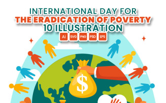 10 Day for the Eradication of Poverty Illustration