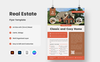 Modern Real Estate Flyer Template V3