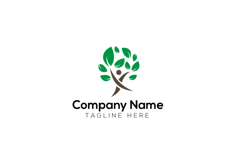 People Tree & Creative Logo Design Logo Template