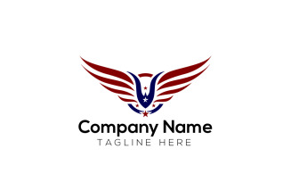 Racing Wings & American Automotive Logo design