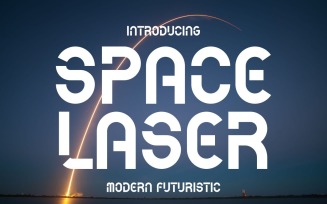 Space Laser - Modern Futuristic Font