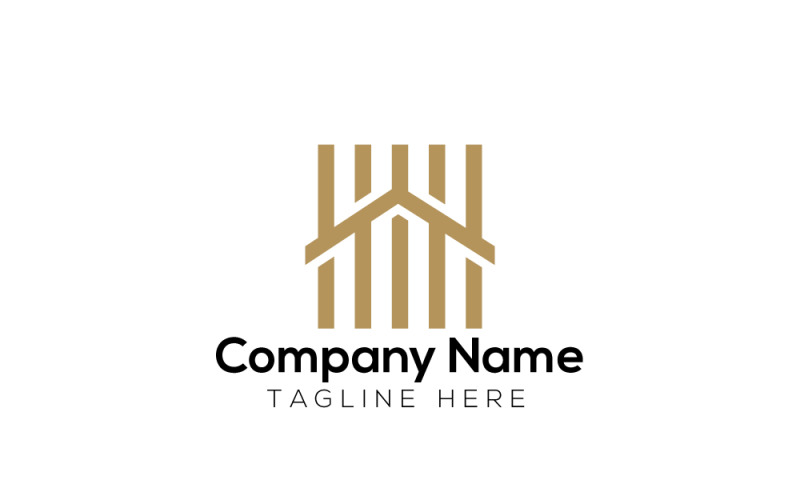 Boutique Hotel & Real Estate Design Logo Template