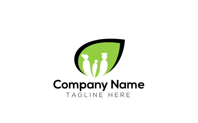 Green Choice & Fresh People Logo Logo Template